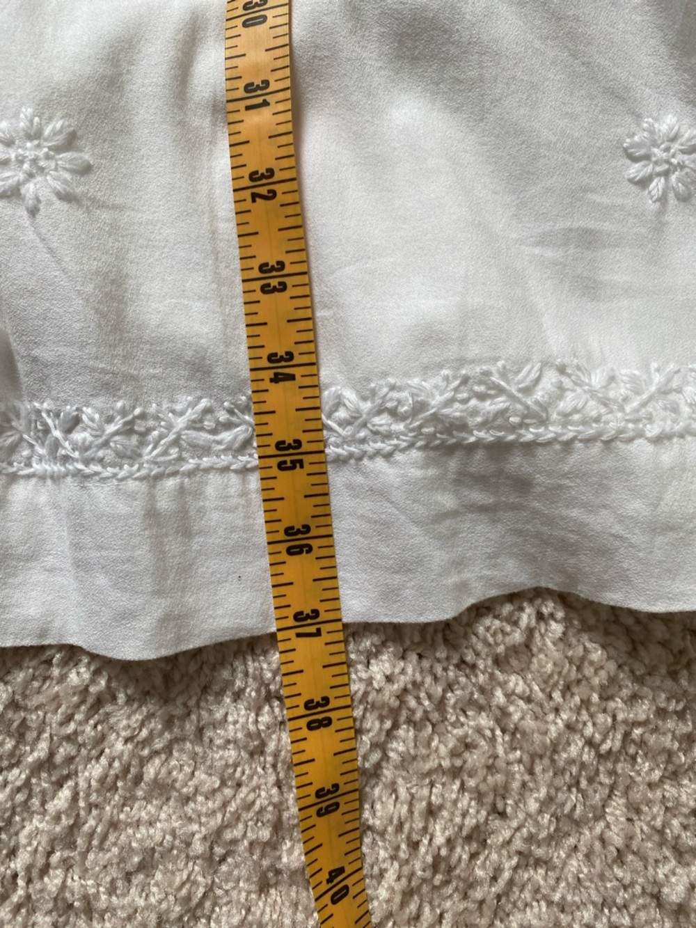 Roller Rabbit White Floral Embroidered Blouse - Picture 6 of 6